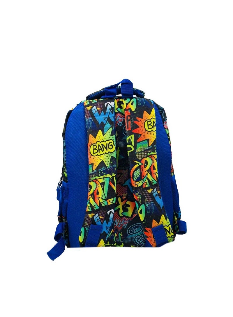 Nuzki Kids School Bag 3 Pcs/Set - Ultimate Student Backpack, Schoolbag, Pencil Case, and Lunch Bag Combo for Trendy Students - Image 3